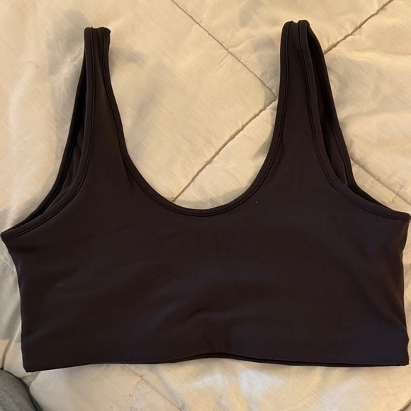 437 Women's Brown Sports Bra - Picture 3 of 3
